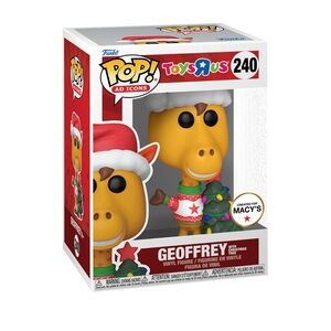 NWT Funko Pop! Ad Icons Geoffrey w Christmas Tree Vinyl Figure Created for Macys